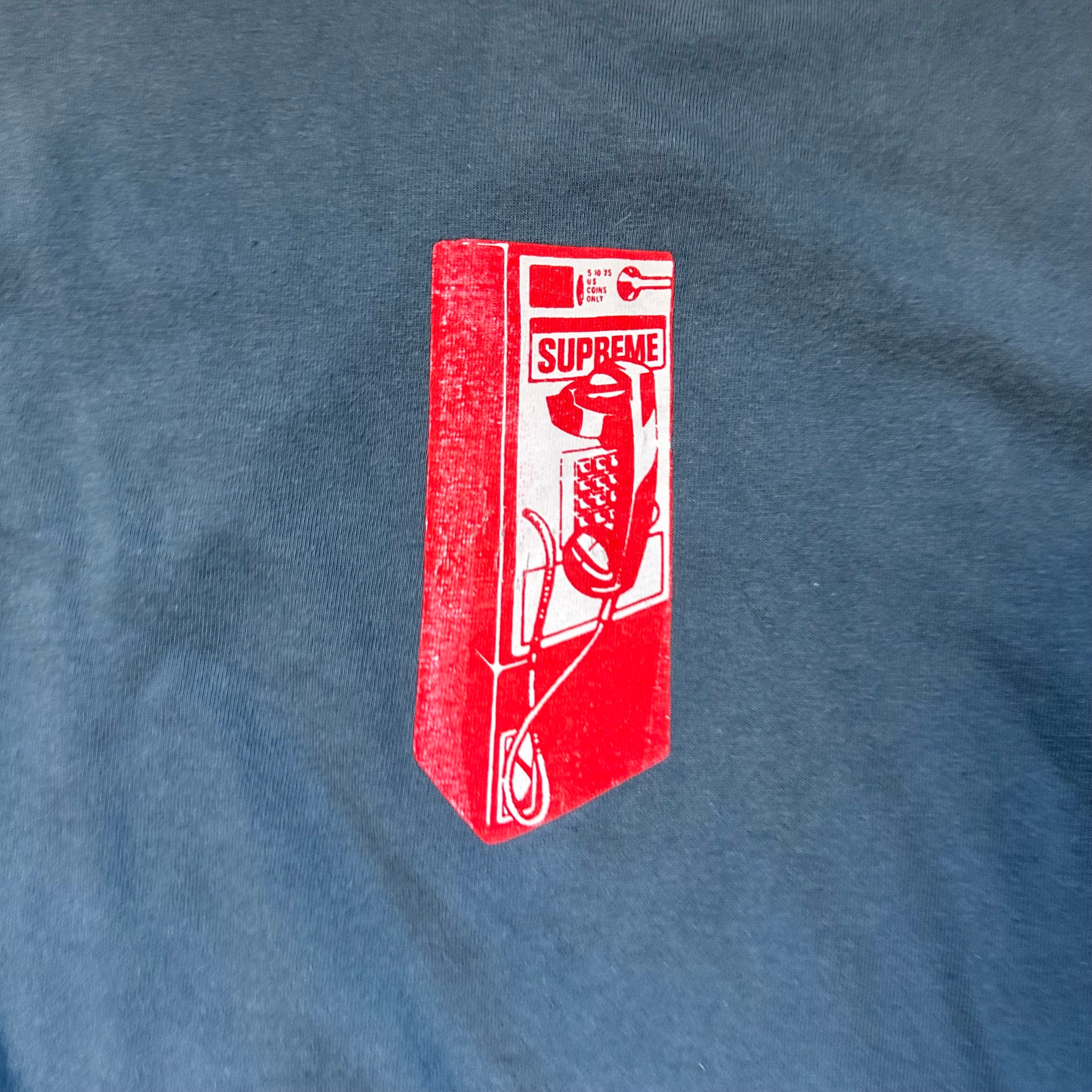 Tee Supreme Payphone Slate FW18