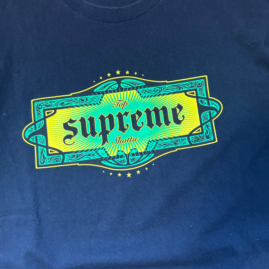 Tee Supreme Top Shotta Navy SS22