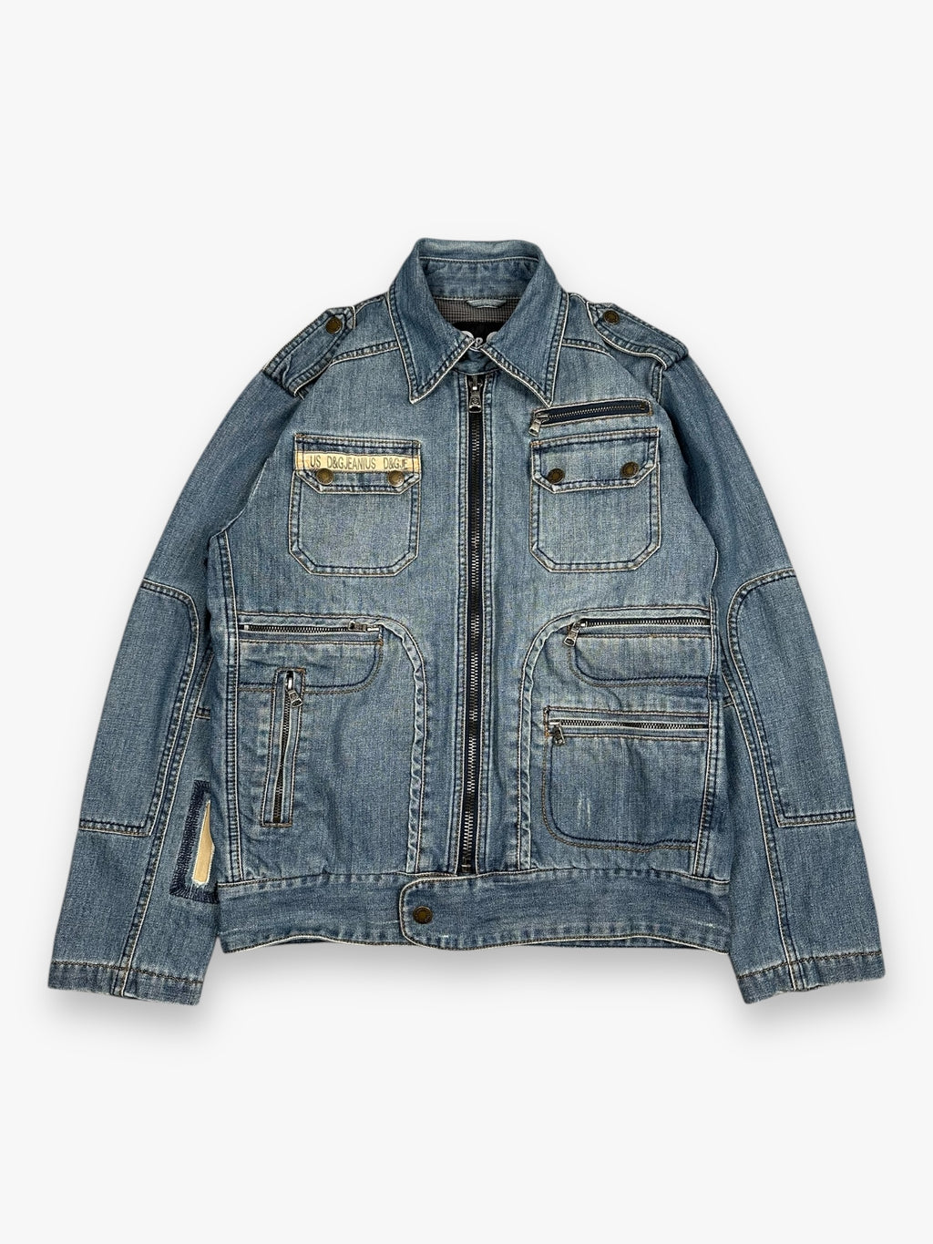 Jacket Denim Dolce & Gabbana Marine Light Blue