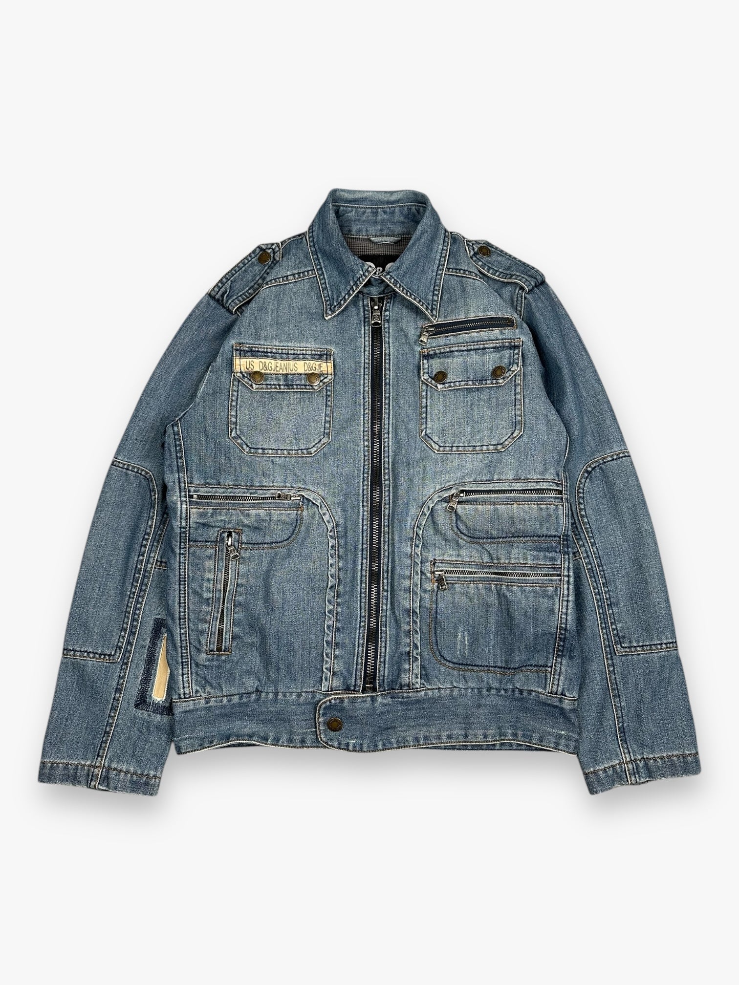 Jacket Denim Dolce & Gabbana Marine Light Blue