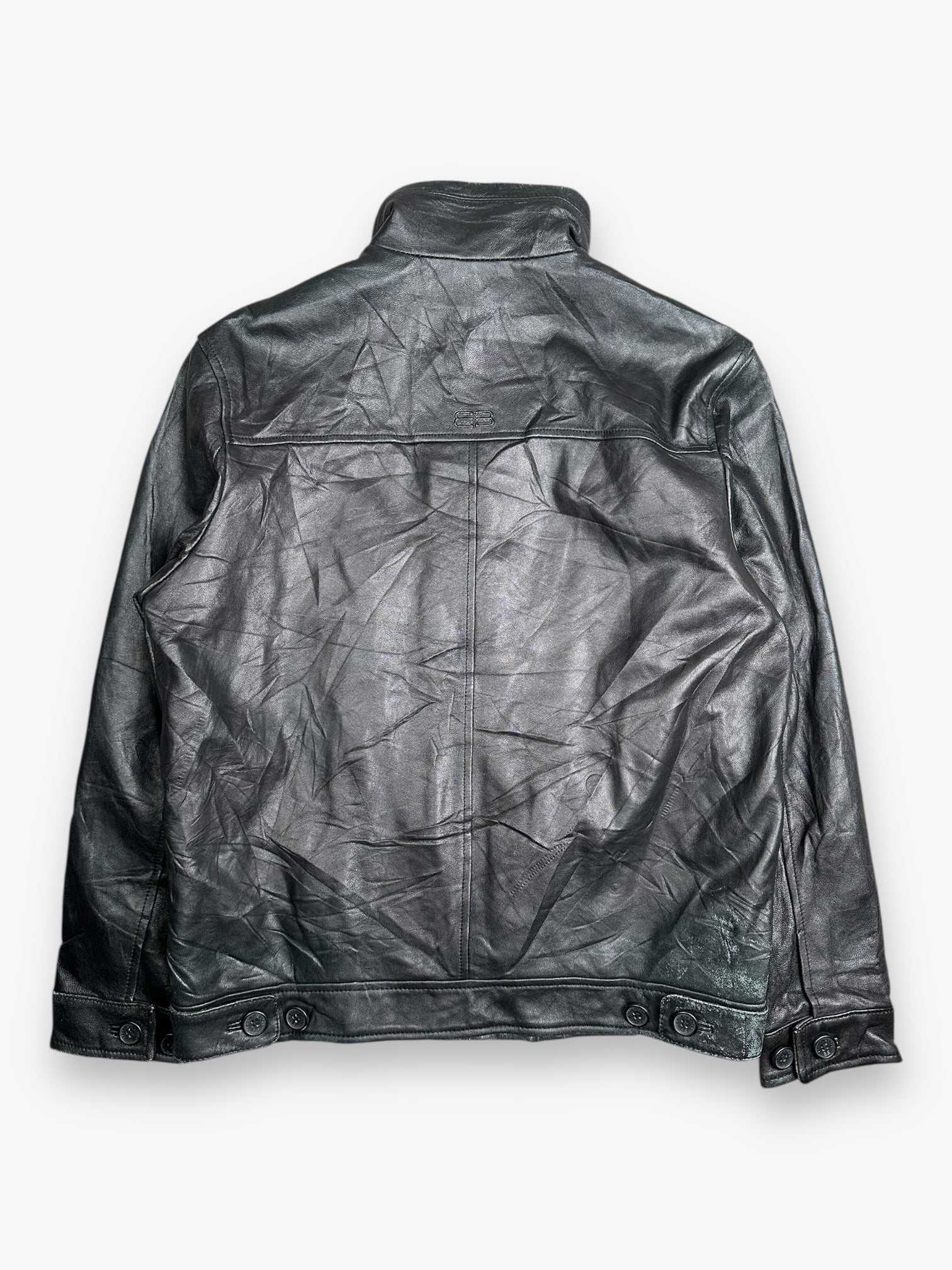 Balenciaga Leather Jacket Black AW1997