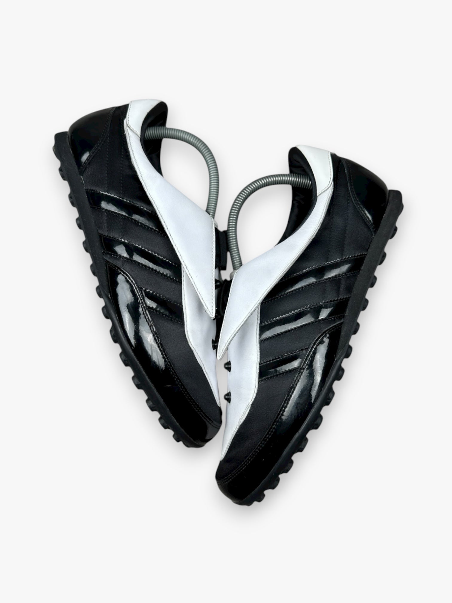 adidas Jeremy Scott Patent Leather Black Collar White (2010)
