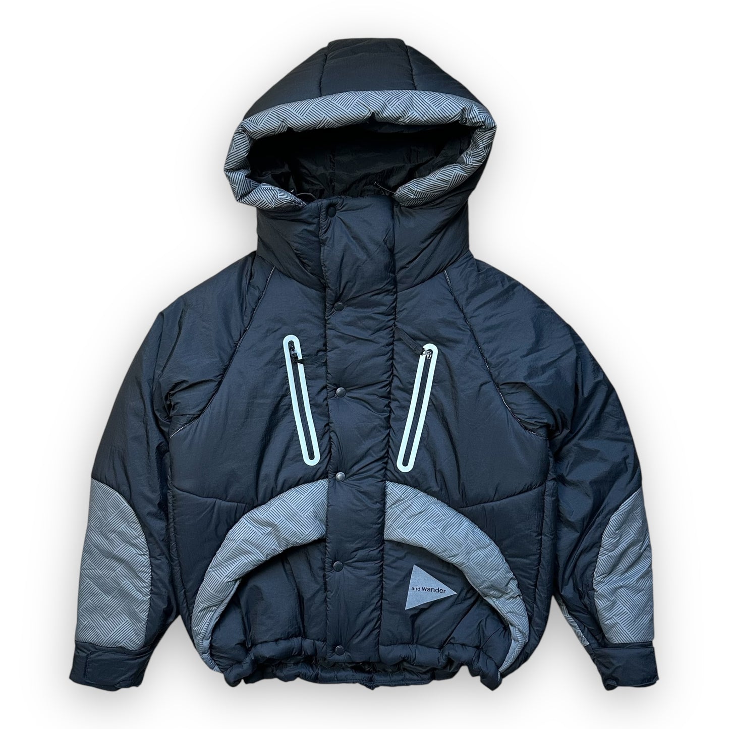 Puffer Jacket And Wander Primaloft Ripstop Black Grey (M)