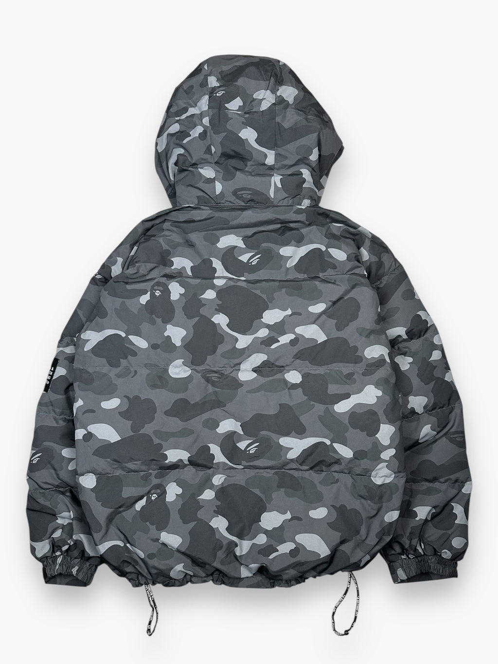 BAPE Puffer Jacket Black Camo FW22