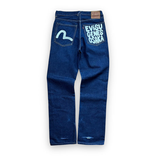 Jeans Evisu Genes Osaka Lot 2005 White (S)
