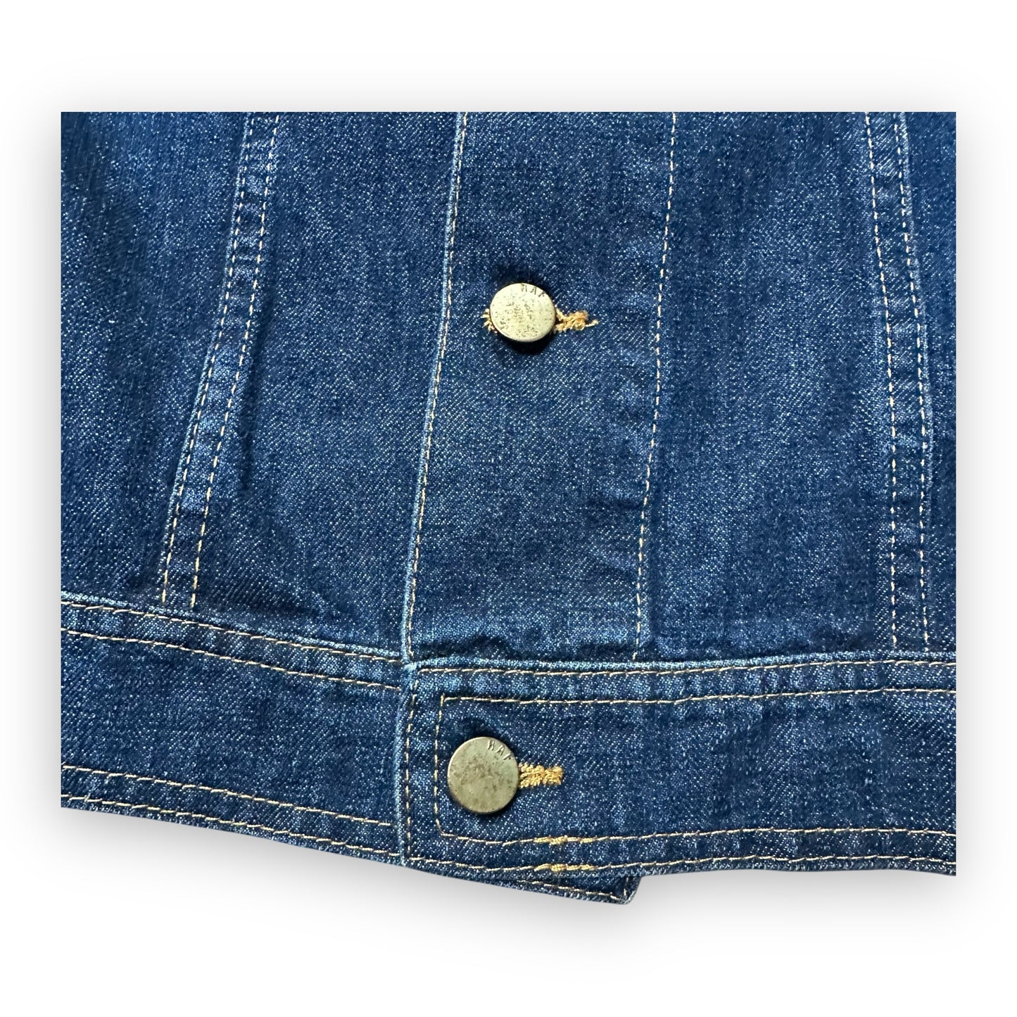 Jacket RAF by Raf Simons Denim Colorblock Pattern (XL)