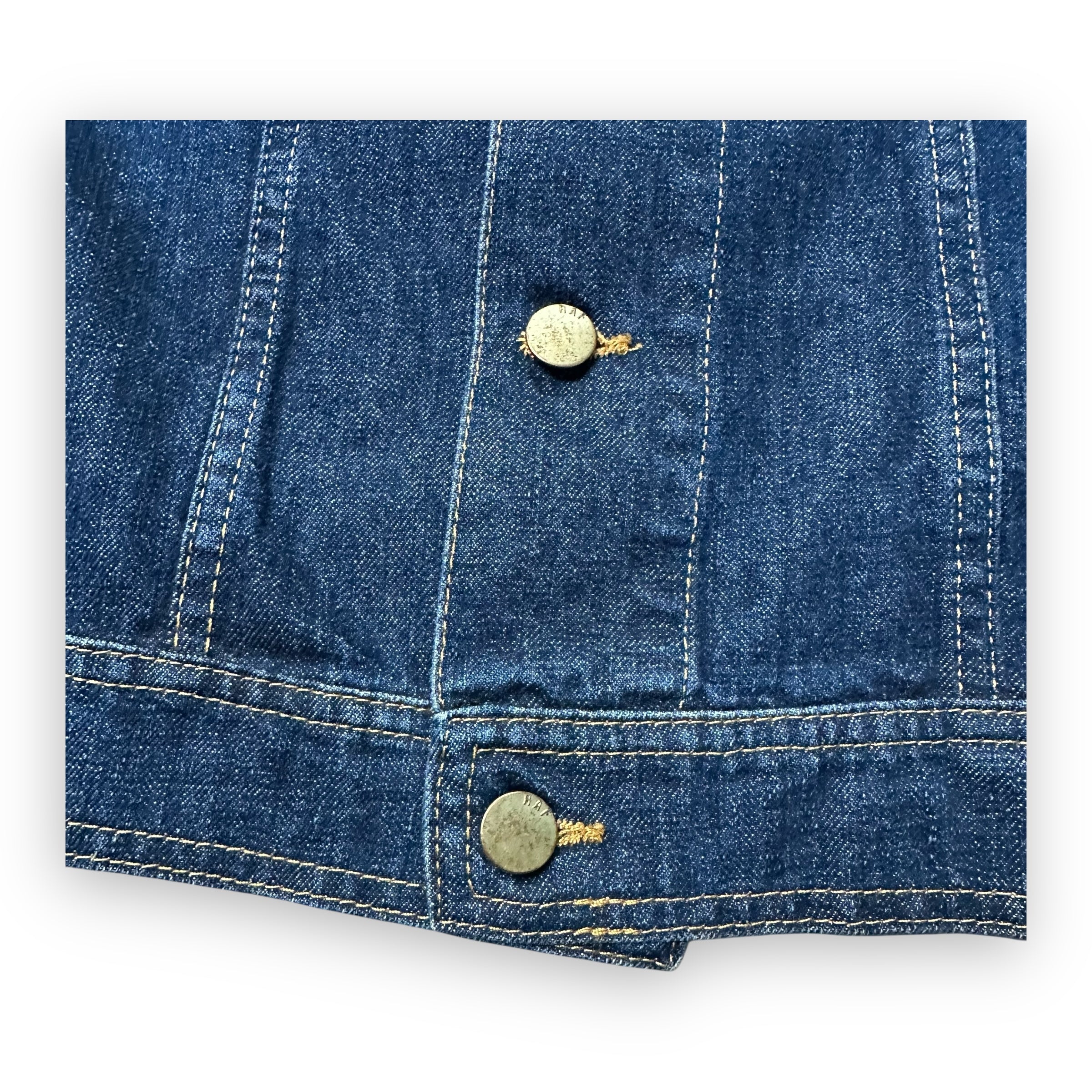 Jacket RAF by Raf Simons Denim Colorblock Pattern