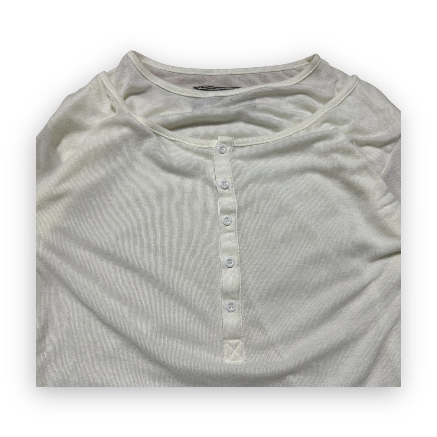 Tee Longsleeve No Faith Studios Double Collar White (L)