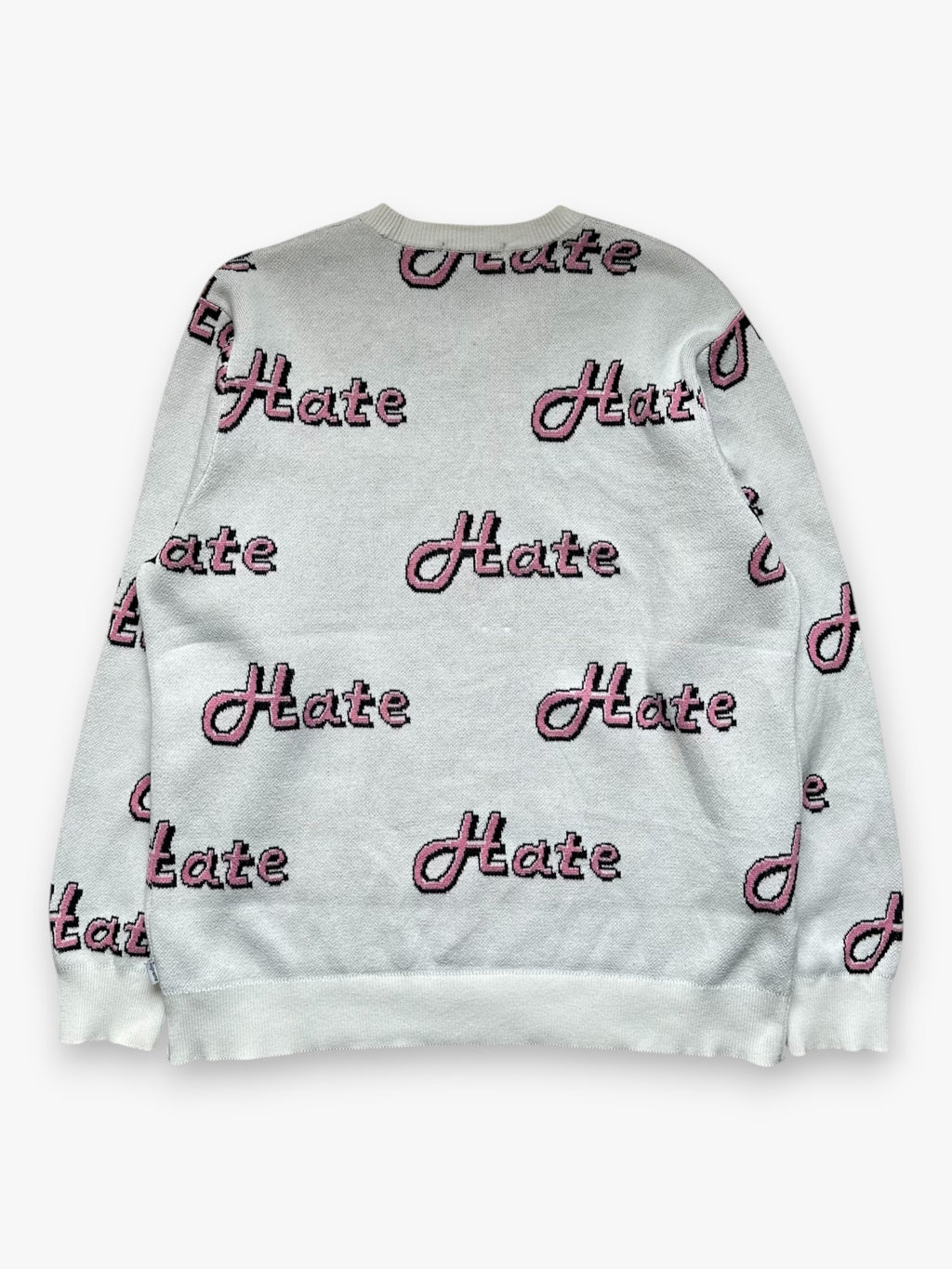 Sweater Supreme Hate White FW13