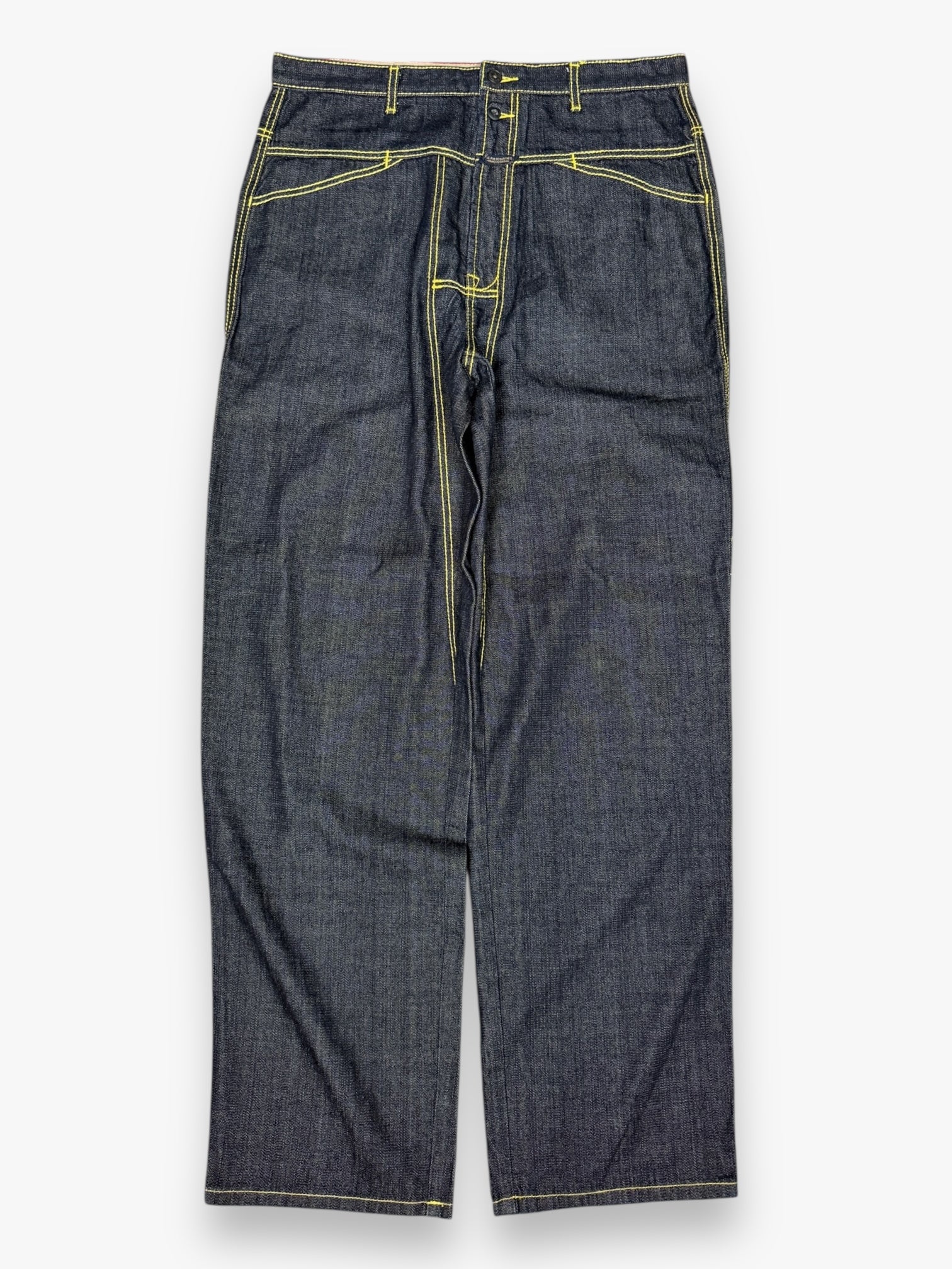 Marithe + Francois Girbaud SAMPLE Jeans Brut Yellow Stitch