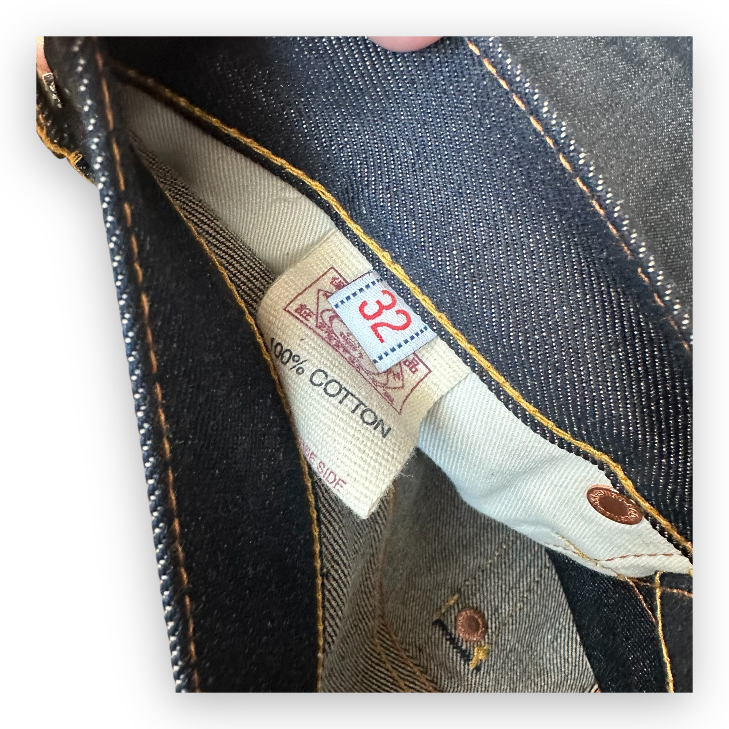 Jeans Evisu Daicock Lot 001 Turquoise