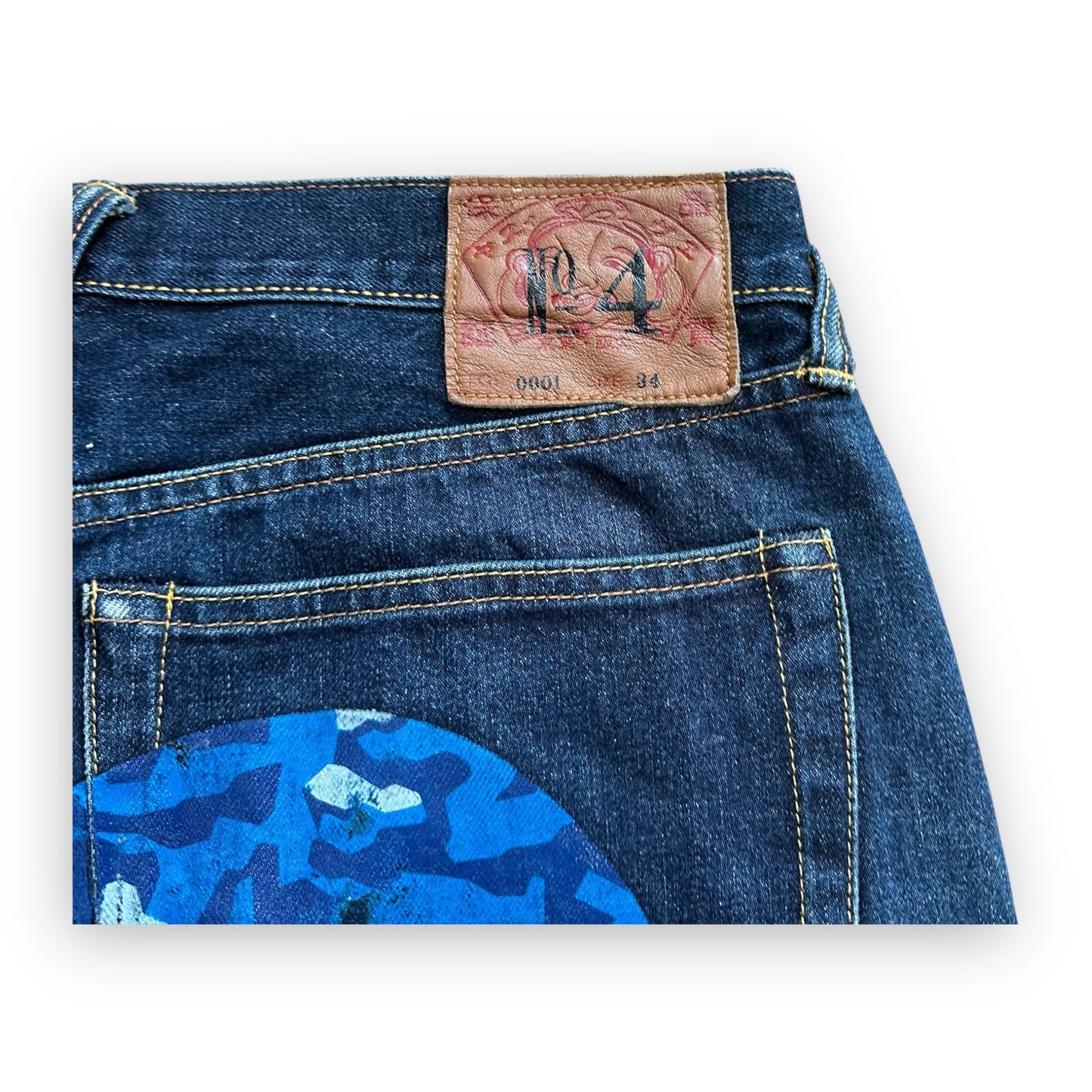 Jeans Evisu Daicock Camo Lot 001 Blue (M)