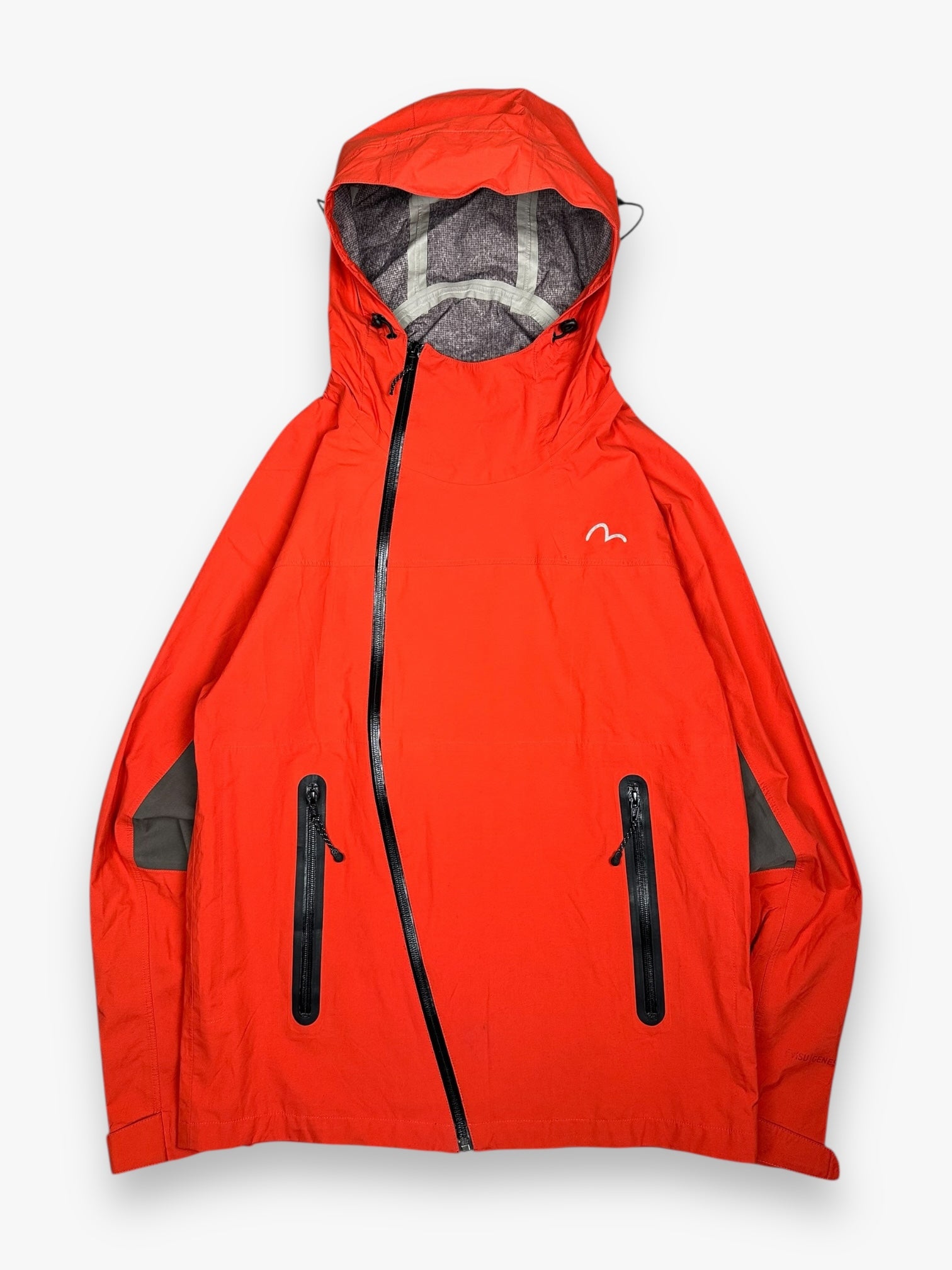 Evisu Genes Asymetric Jacket Orange