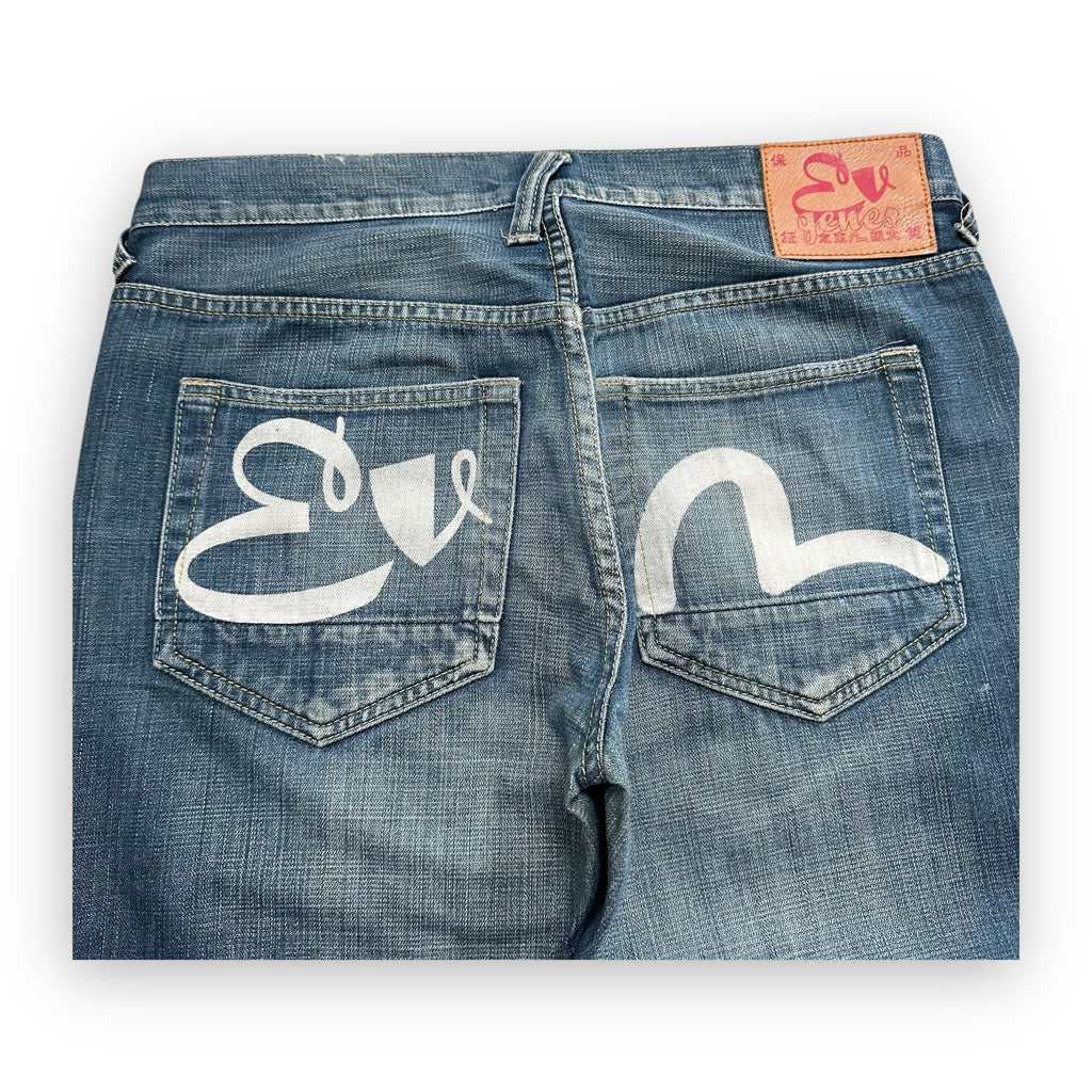 Jeans Evisu Genes Seagull White