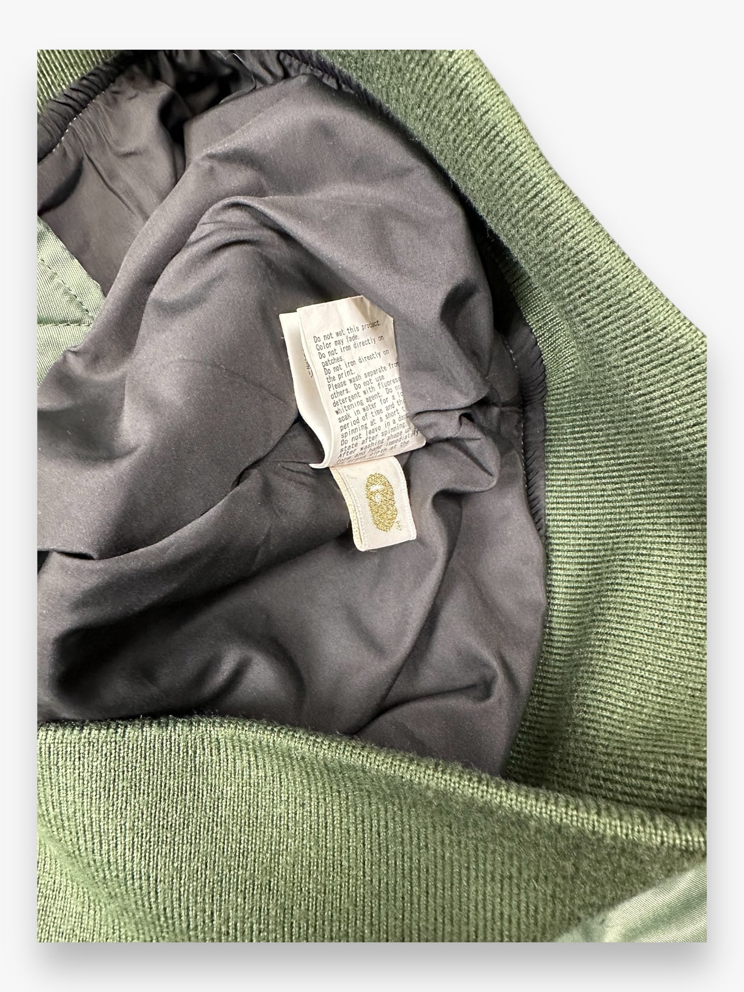 BAPE AM-1 Bomber Jacket Shark Olive