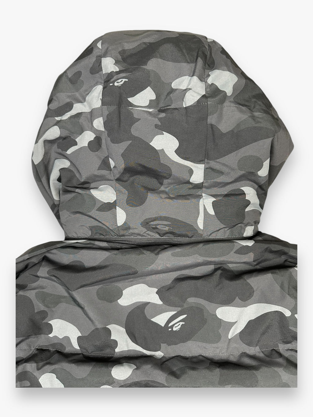 BAPE Puffer Jacket Black Camo FW22