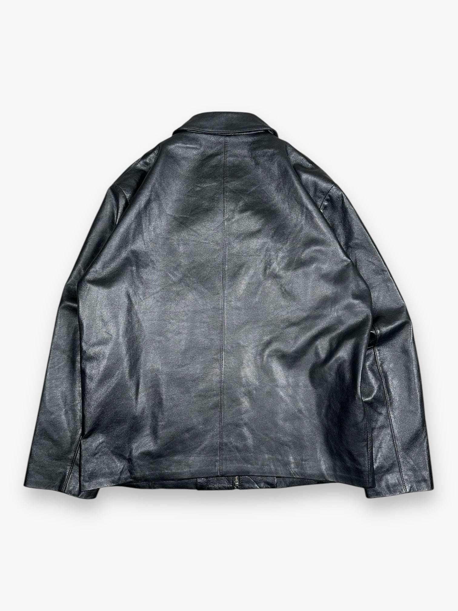 Balenciaga Leather Jacket Black AW1997