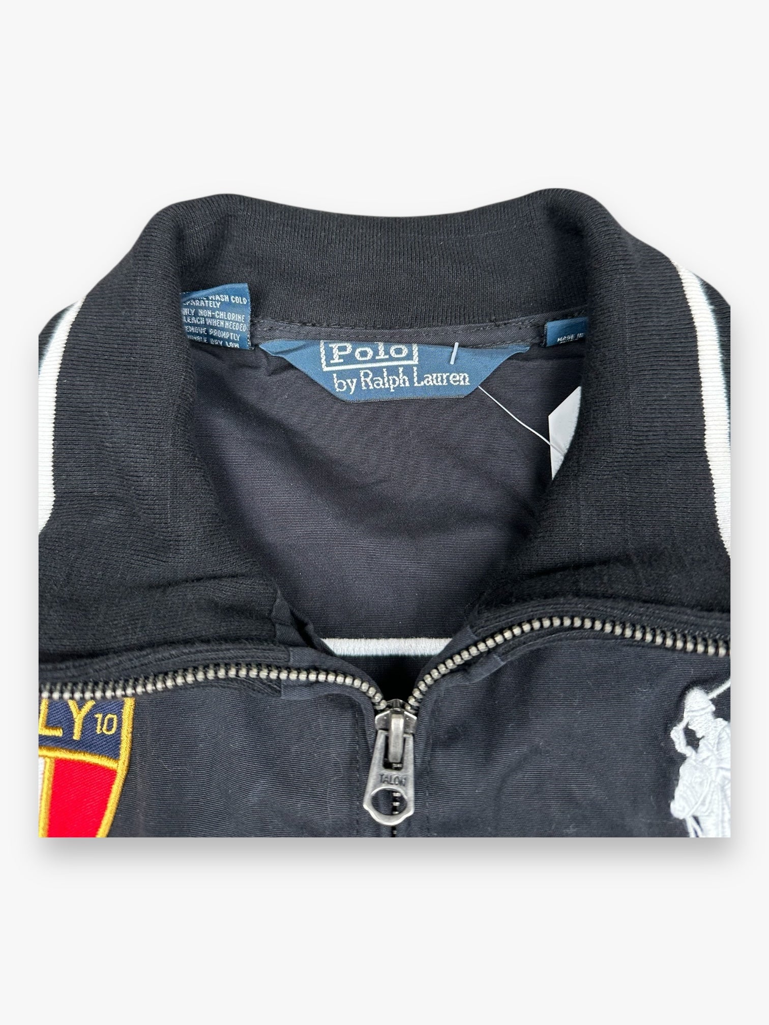 Jacket Ralph Lauren Flag Italia Black vintage