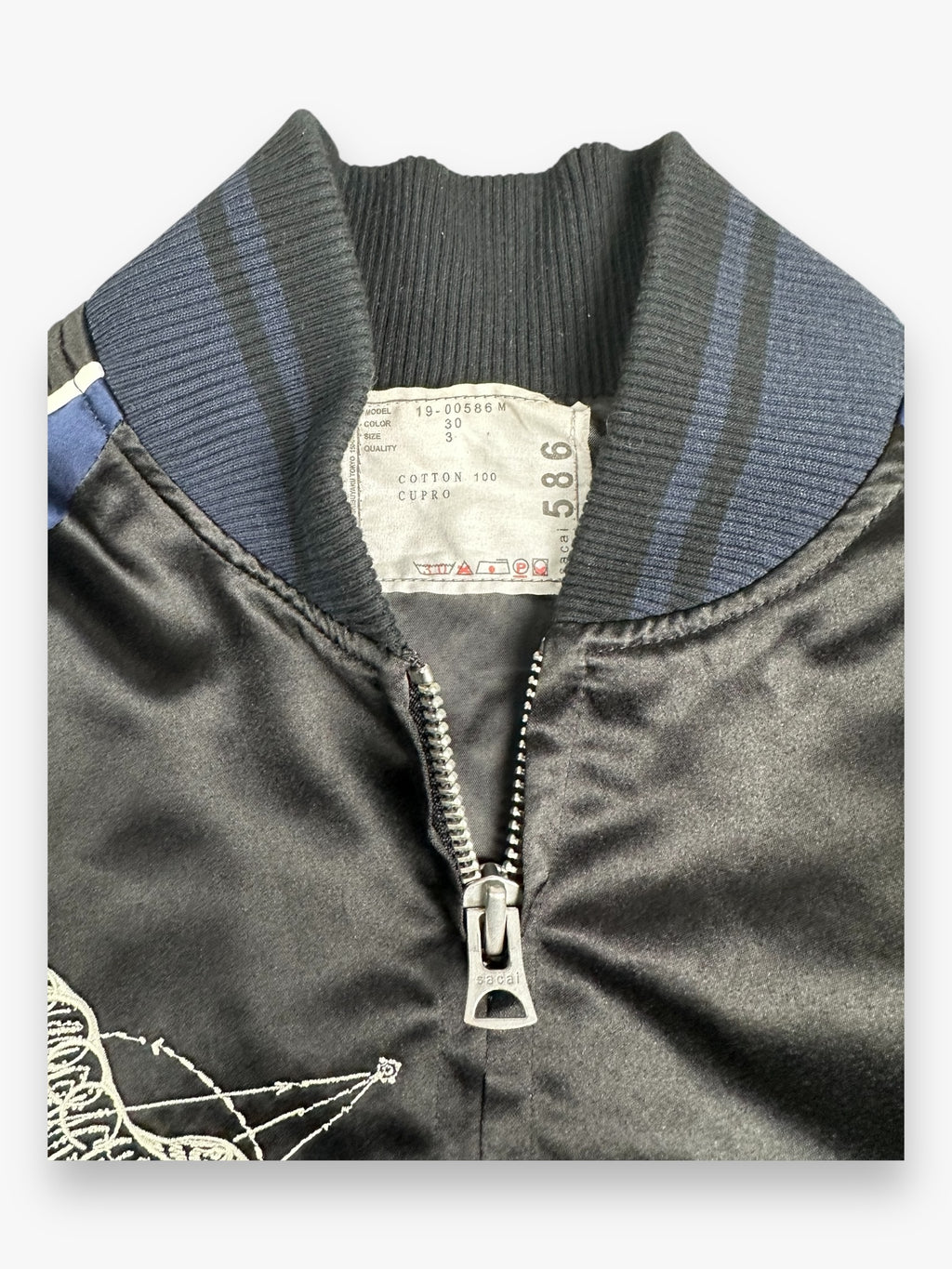 Sacai x Dr.woo Bomber Souvenir Jacket SS19