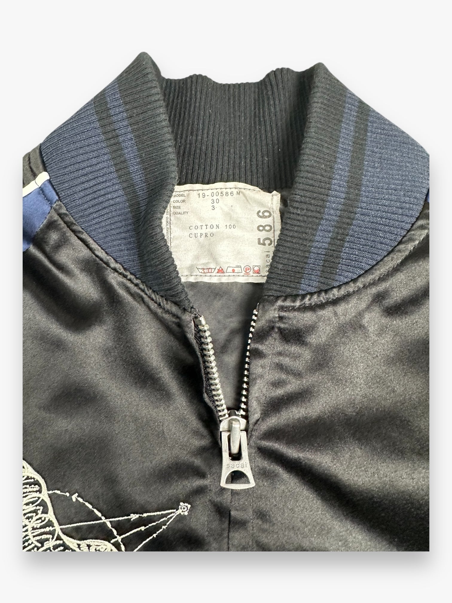 Sacai x Dr.woo Bomber Souvenir Jacket SS19