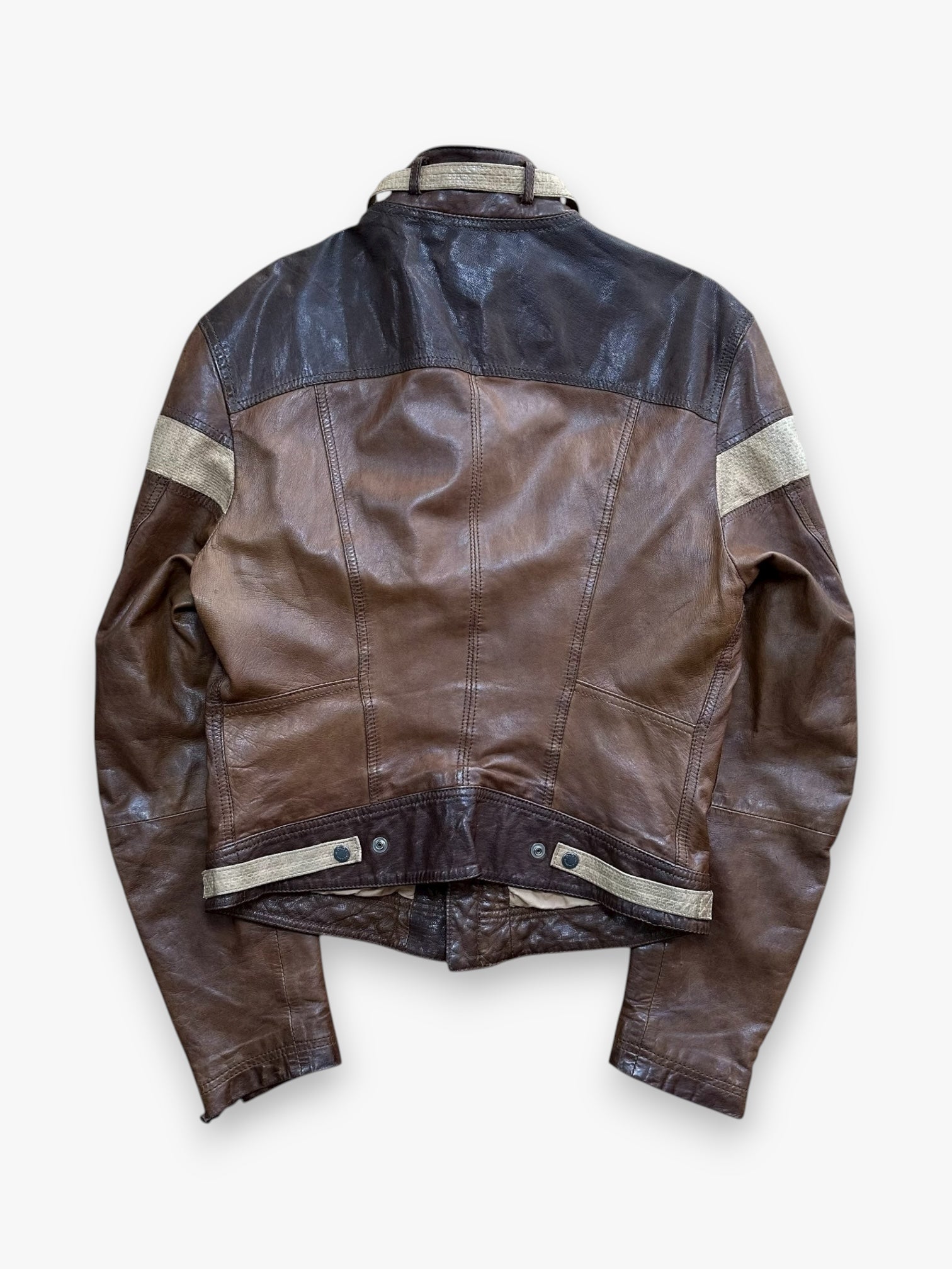 Jacket Dolce & Gabbana Leather Brown vintage