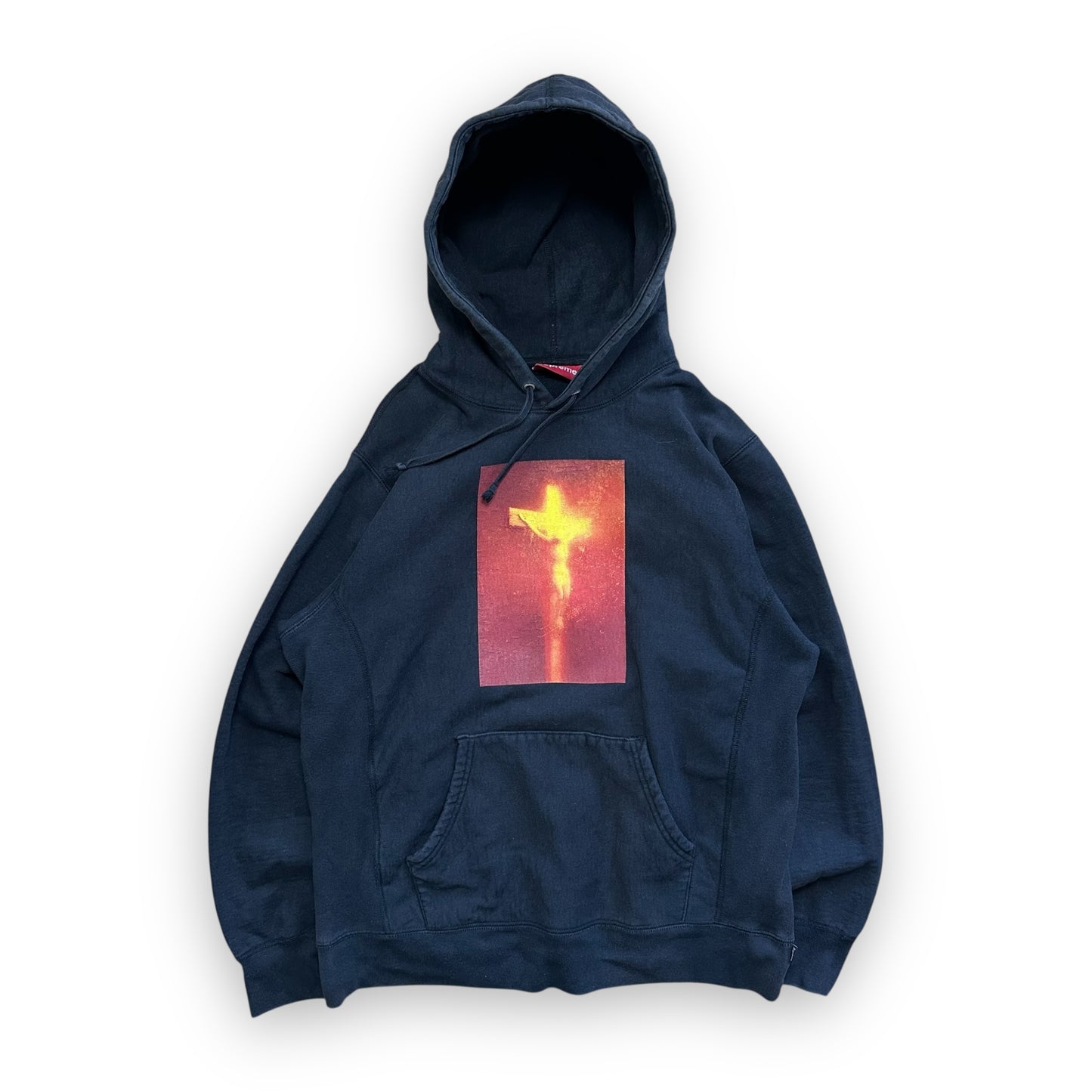 Sweatshirt Hoodie Supreme x Andres Serrano « Piss Christ » Black FW17 (L)