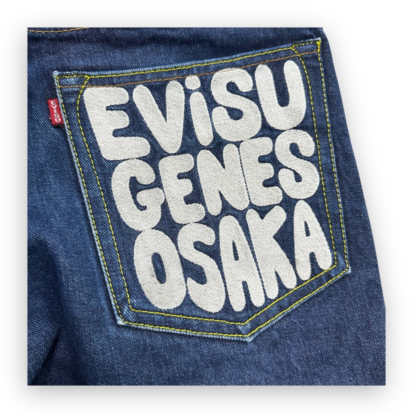 Jeans Evisu Genes Osaka Lot 2005 White (S)