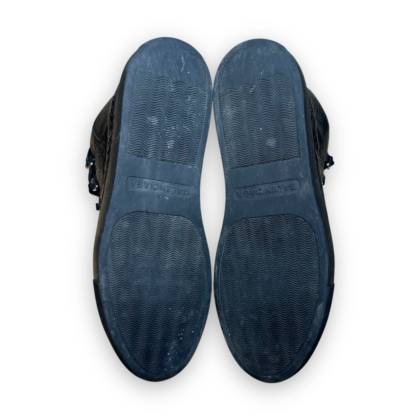 EU42.5 - US9 - UK8 • Balanciaga Arena High Leather Black