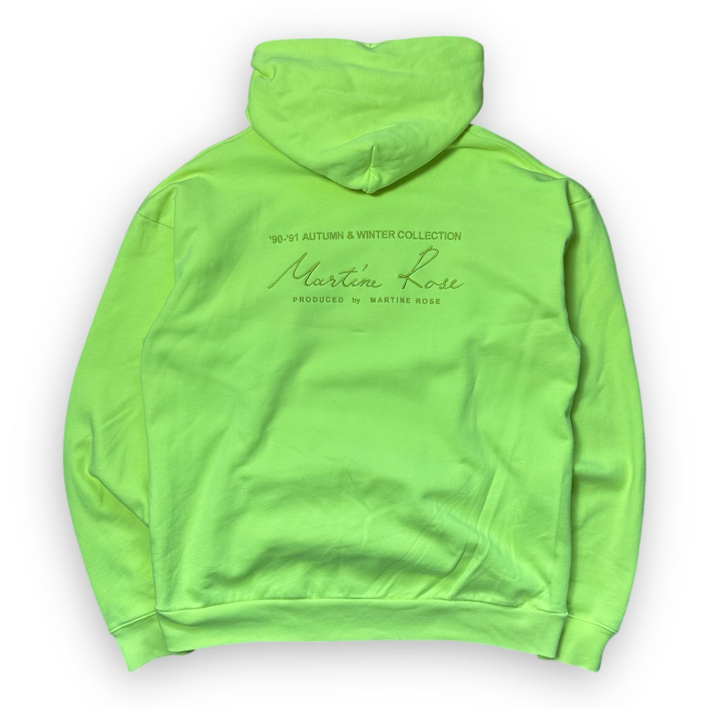 Sweatshirt Hoodie Martine Rose Embroidered Neon (L)