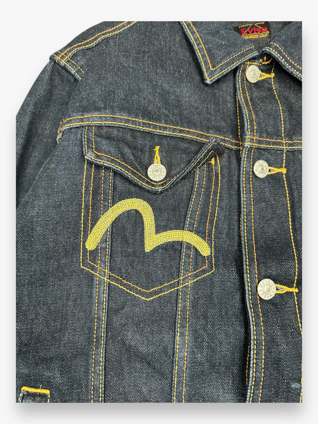 Evisu Denim Jacket Heritage Dragon Fuji