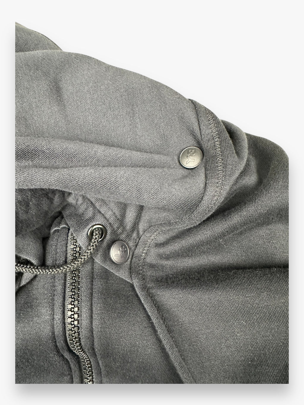 Y-3 Scarf Sweatshirt Hoodie Zip Up Navy