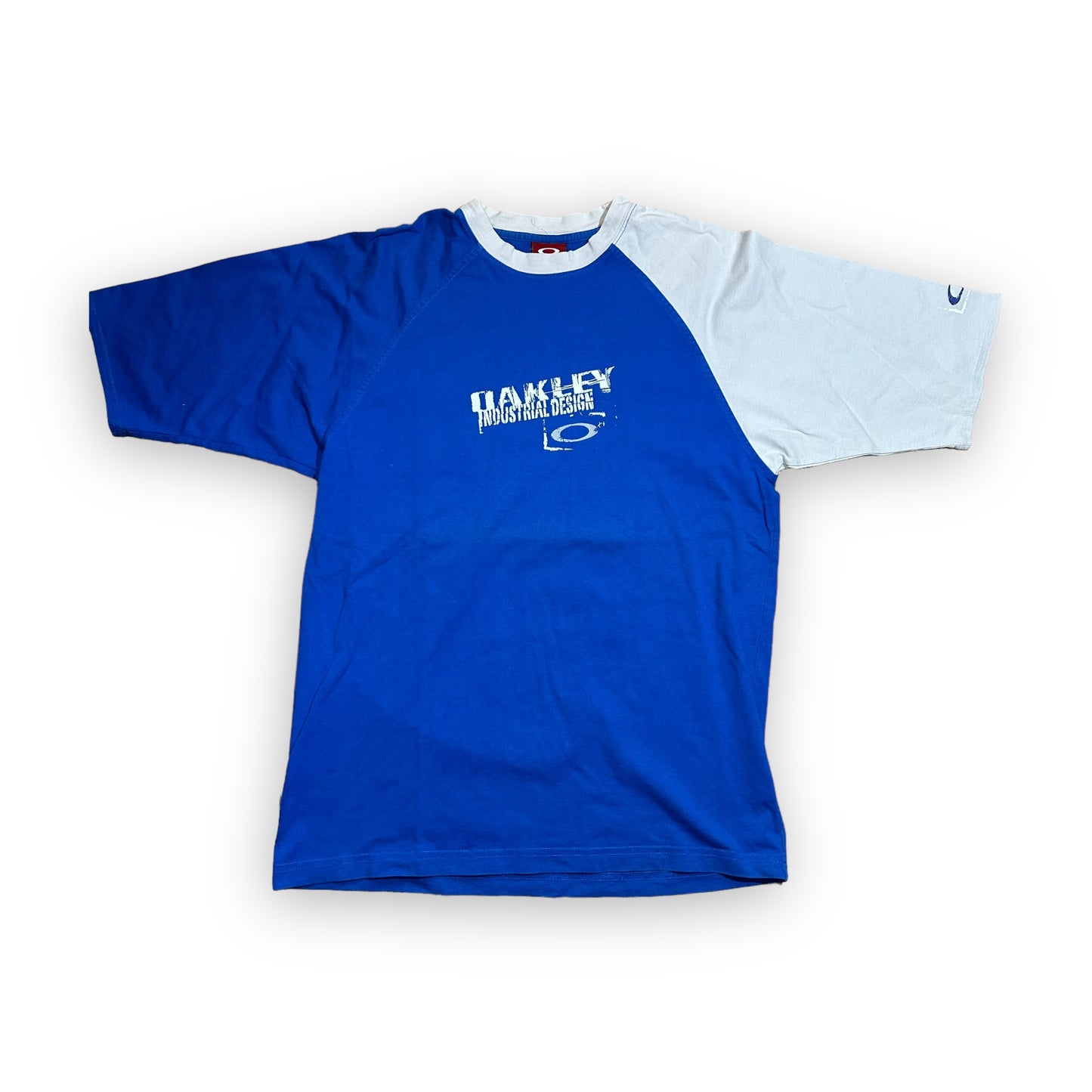 L • Oakley Industrial Design Blue Tee