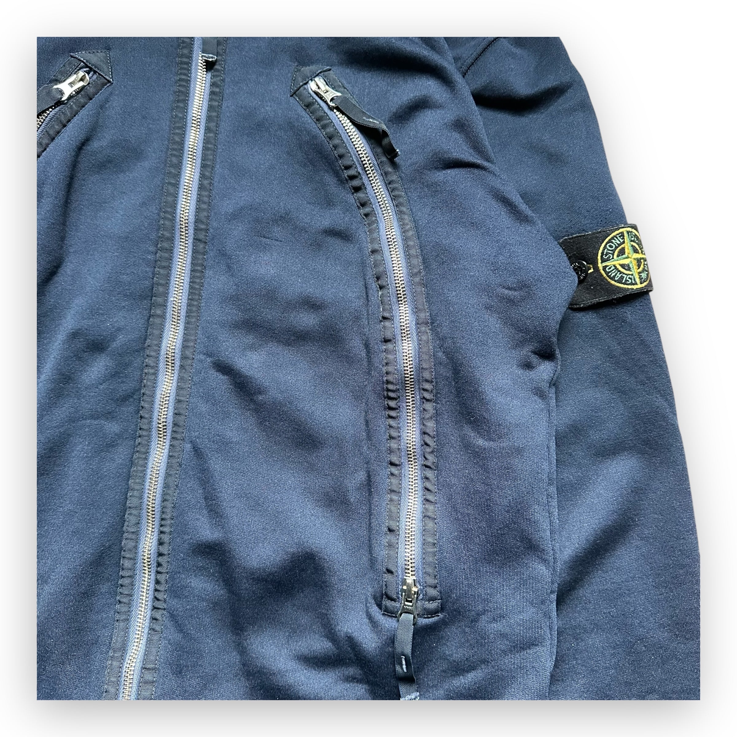Stone Island 5-Zip Navy Sweatshirt AW09