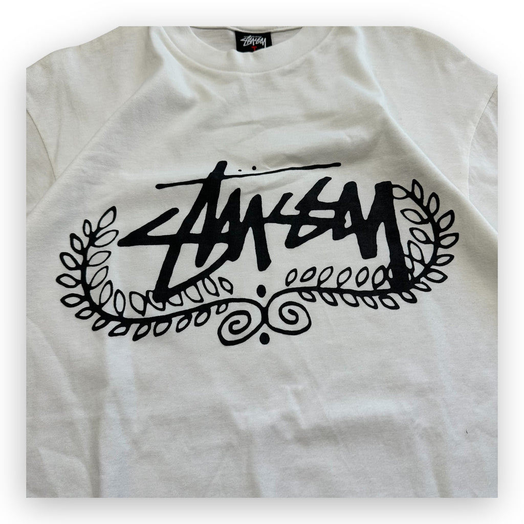 Tee Stussy Laurel Wreath Vintage 00’s White