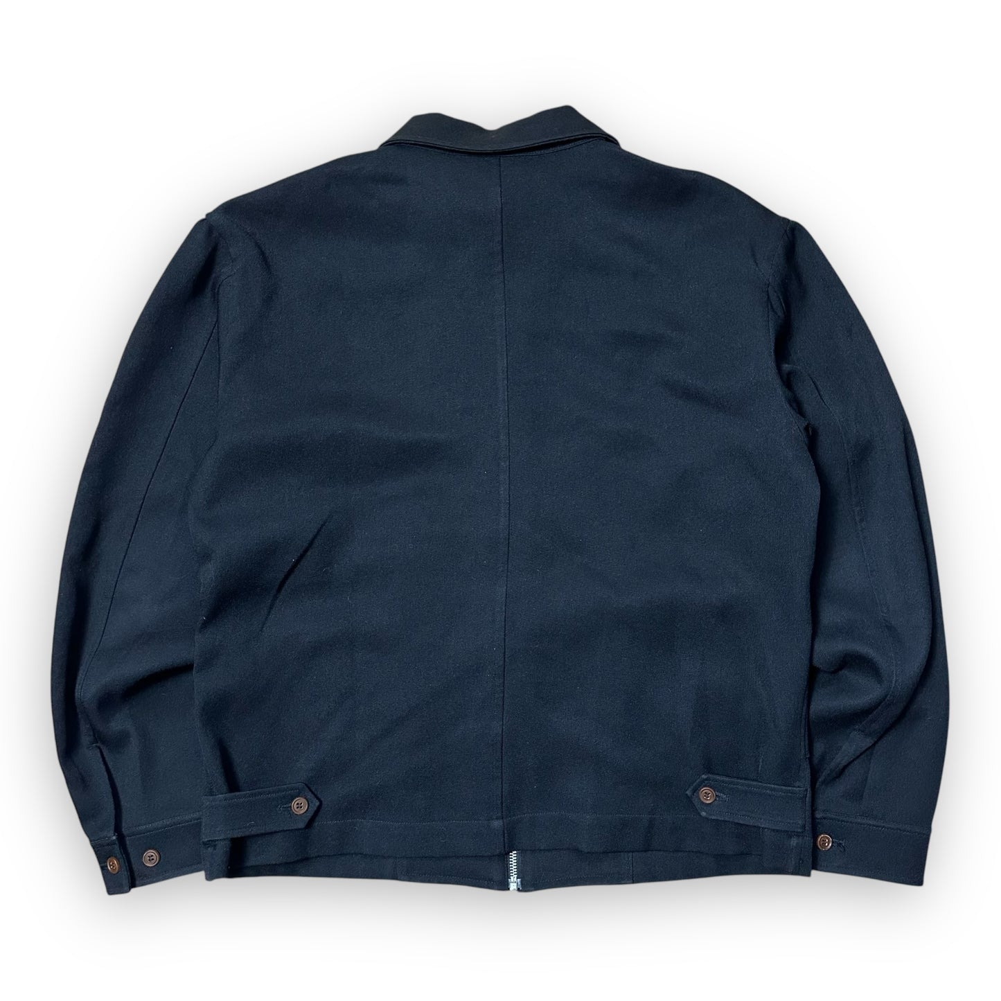 Jacket Comme des Garcons Homme Plus Garment Treated Layered Zip Black SS19 (L)
