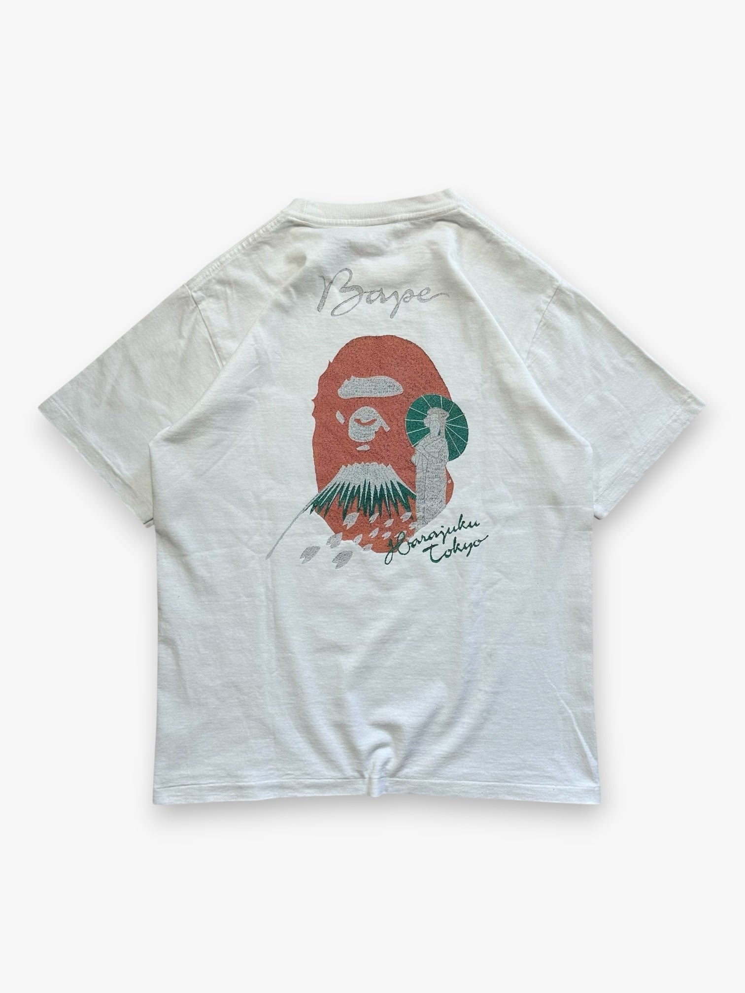 Tee Bape Karajuko Tokyo White