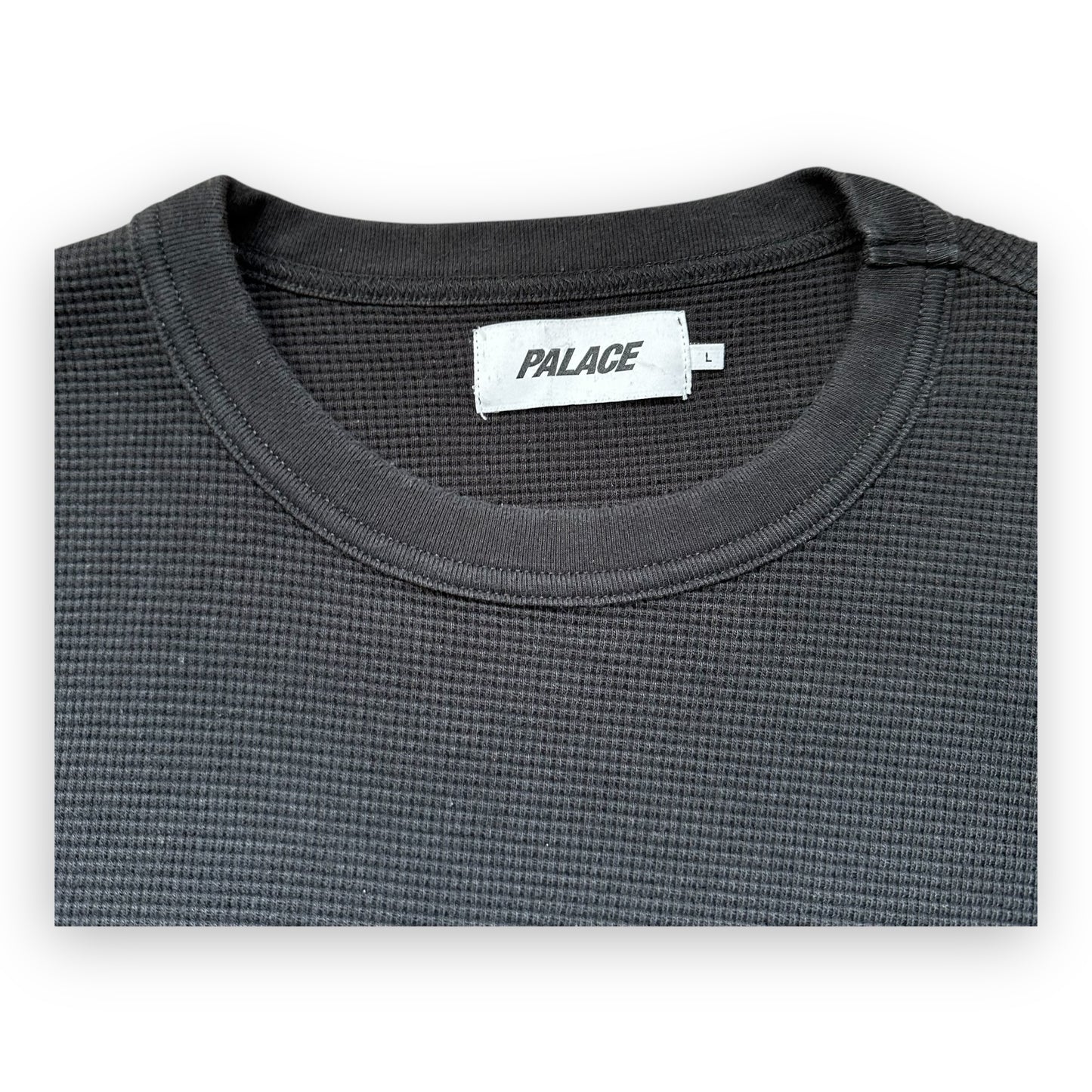 Tee Longsleeve Palace Waffle Black (L)