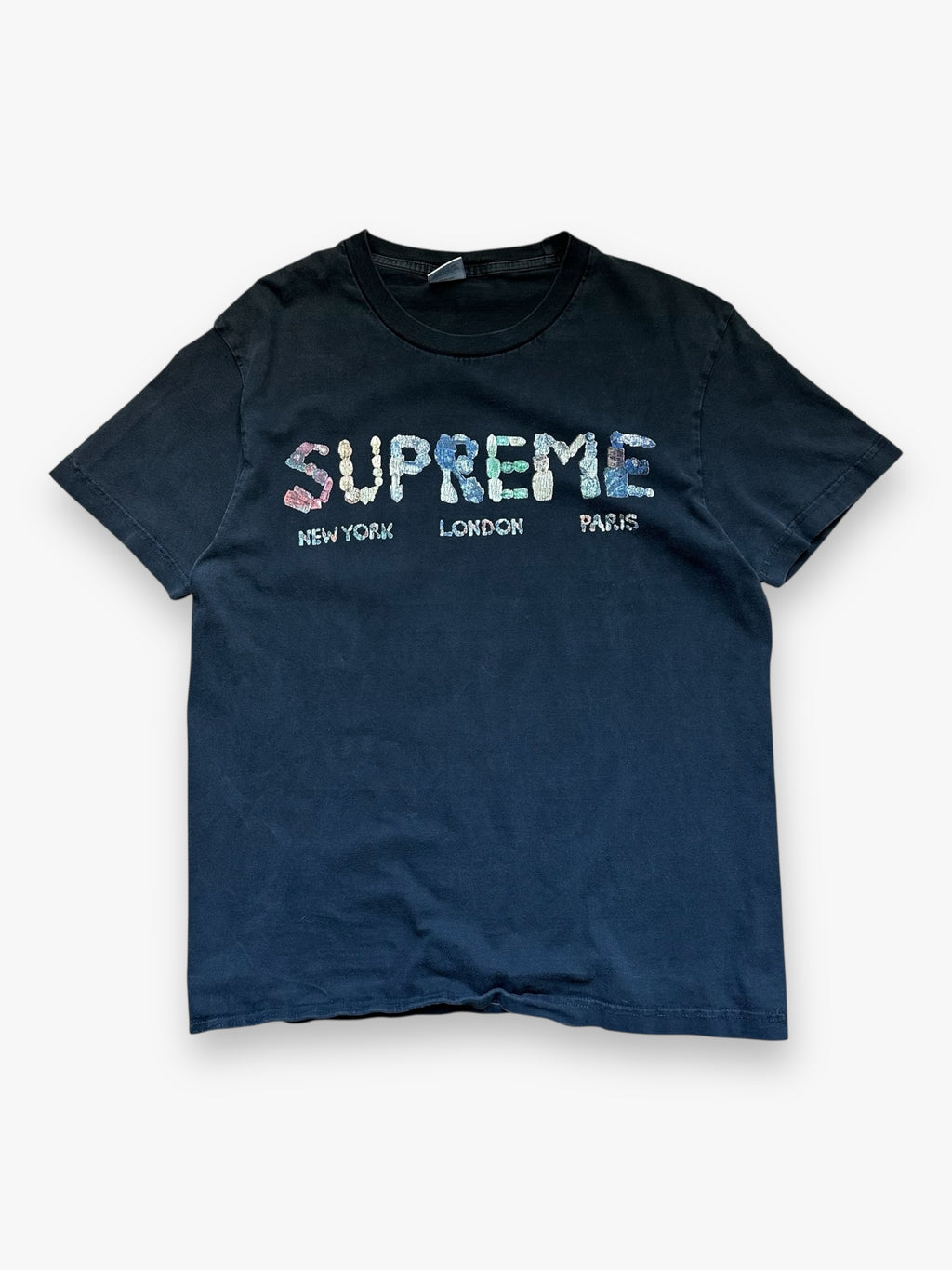 Supreme Rocks Black Tee SS18