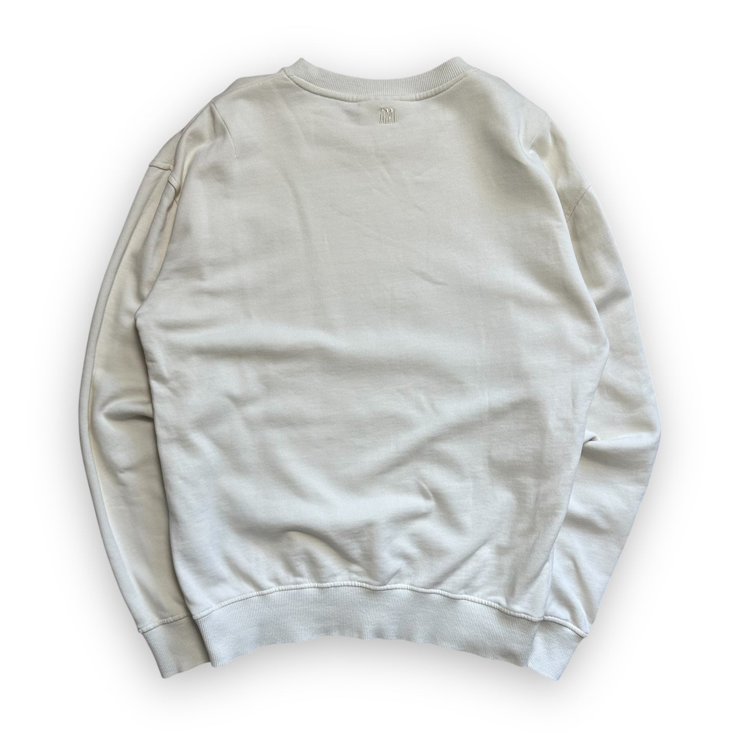 Sweatshirt Crewneck Ami Paris Cream (M)