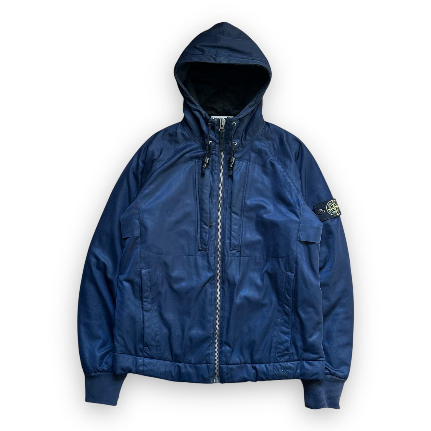 Jacket Stone Island Thick Nylon Membrane Navy AW09 (M)