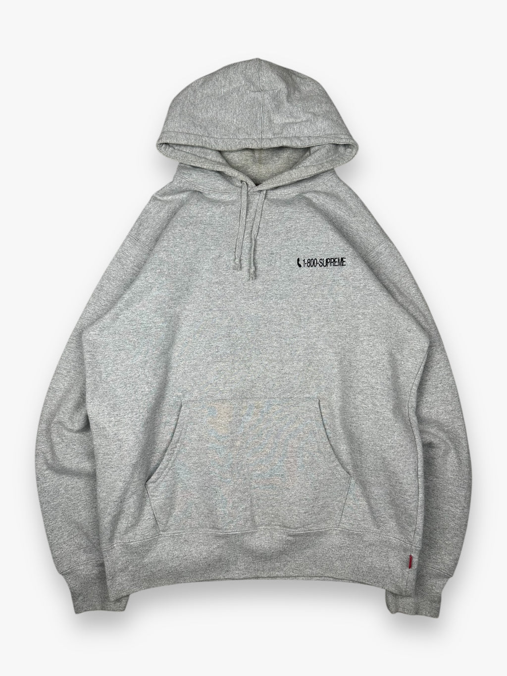 Sweatshirt Hoodie Supreme 1-800 Grey FW19