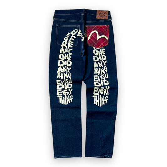 Jeans Evisu Daicock Lot 2000 White/red (M)