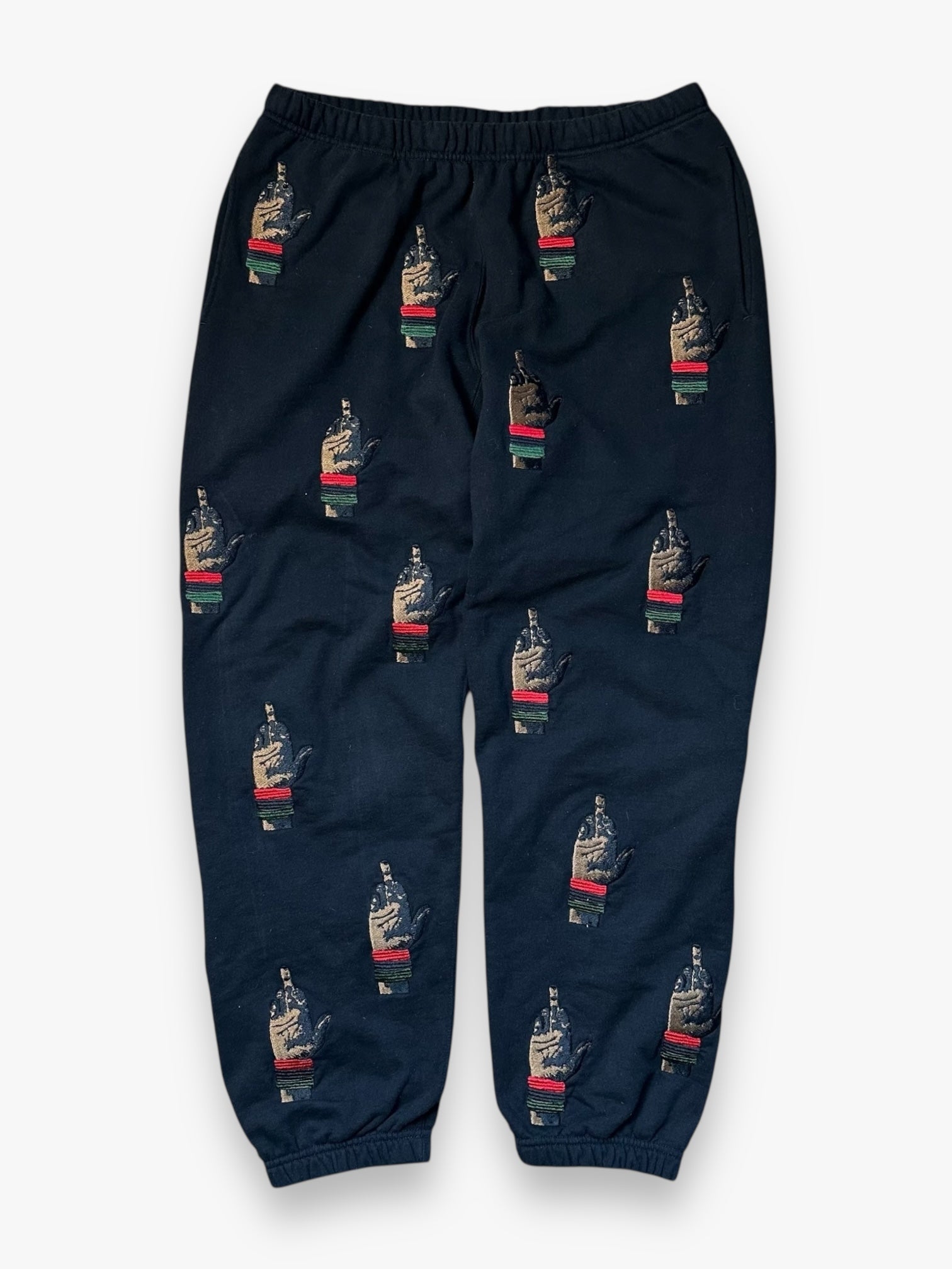 Sweatpant Supreme dead prez RBG Embroidered Black FW19