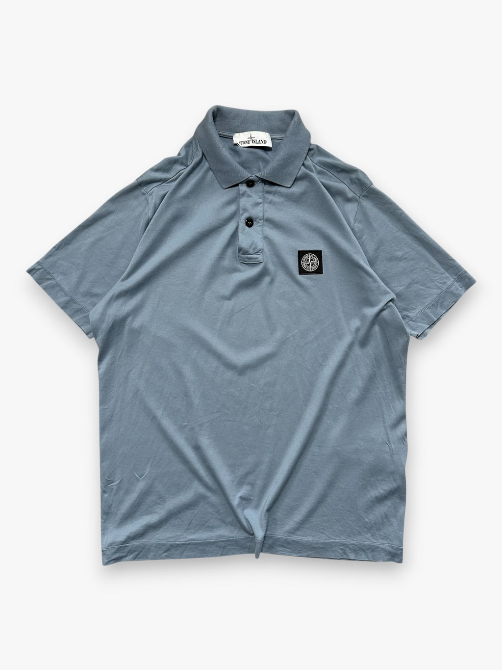 Polo Stone Island Grey Blue