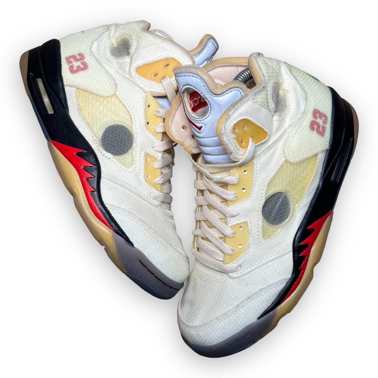 EU41 - US8 - UK7 • Jordan 5 Retro OFF-WHITE Sail