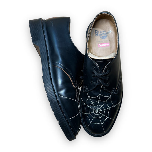 EU43 - US9.5 - UK8.5 • Dr. Martens 3-Eye Supreme Spiderweb Black