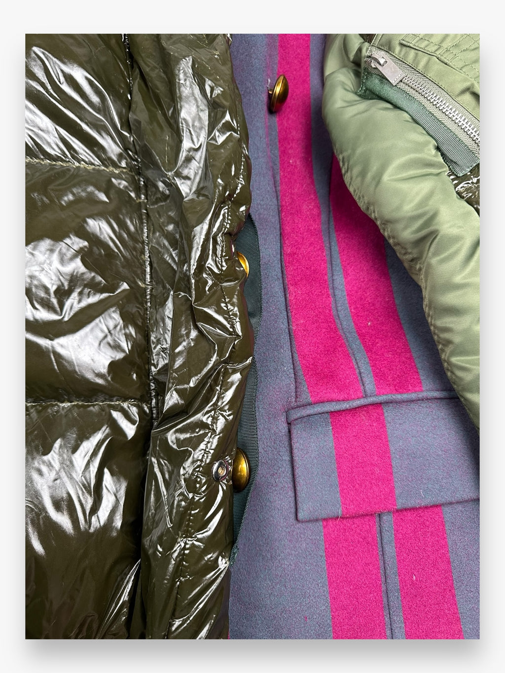 Sacai Oversized Hybrid Jacket Puffer/Bomber/Coat AW18