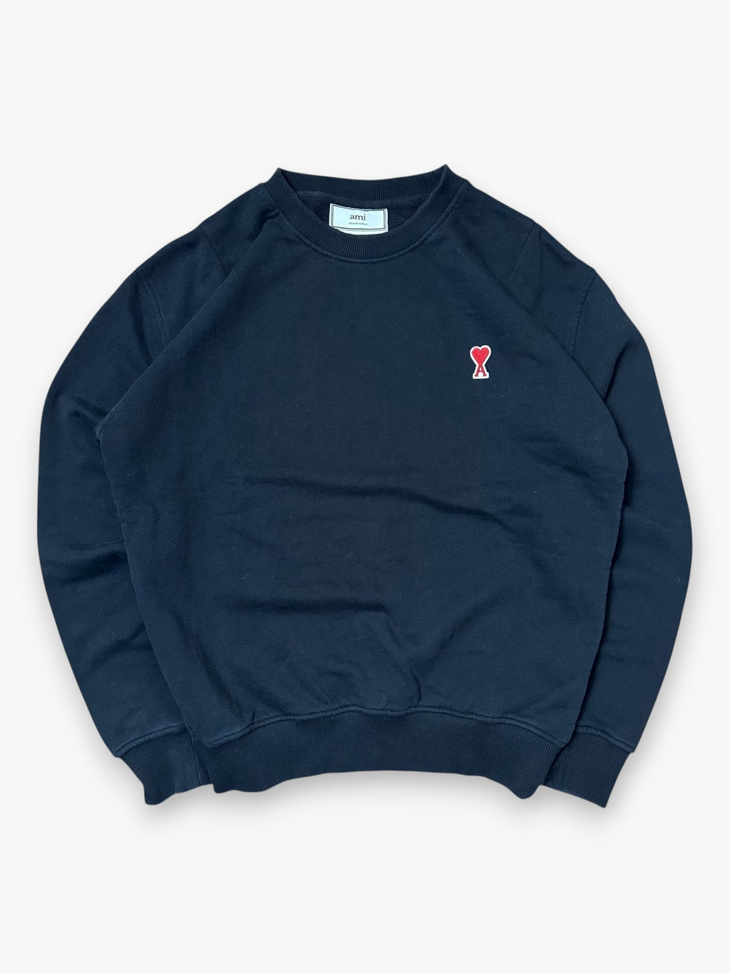 Sweatshirt Crewneck Ami Paris Black