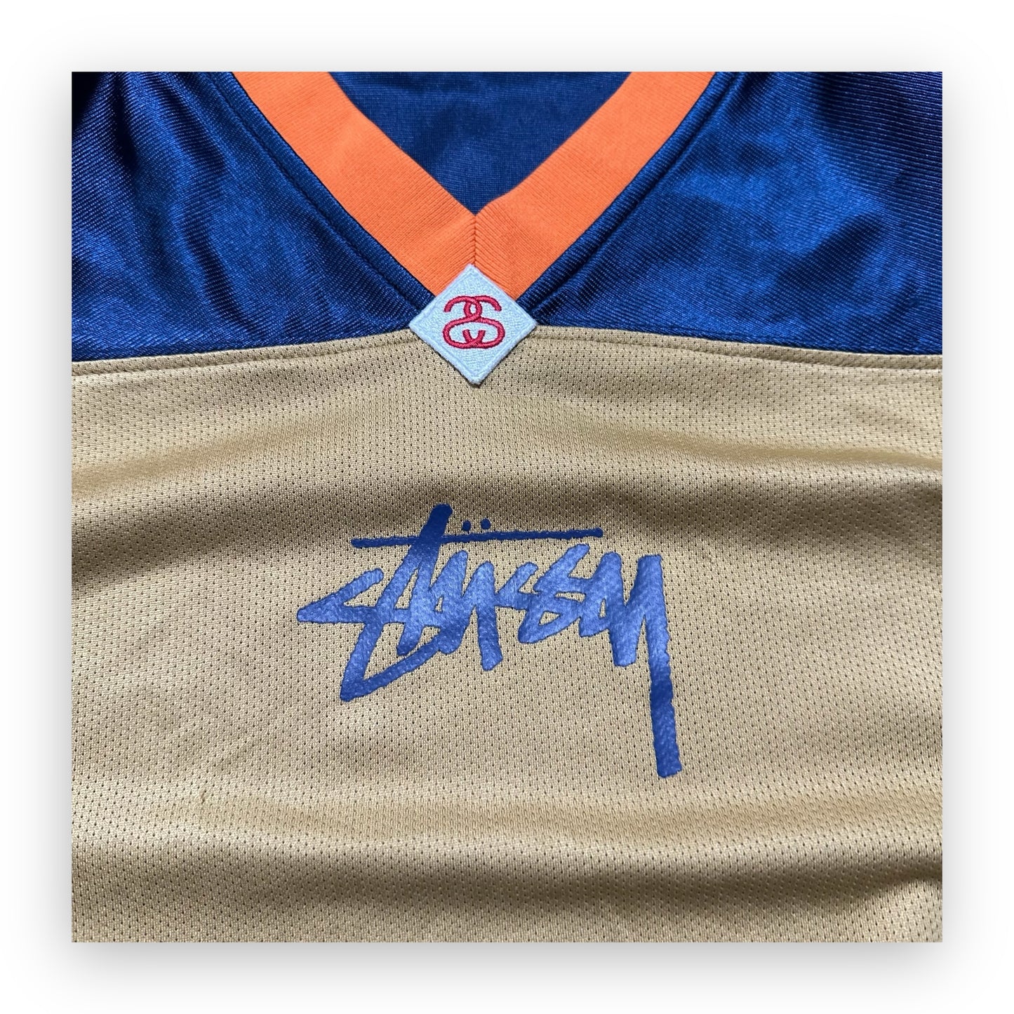 Jersey Stussy Vintage Navy/Sand (S)