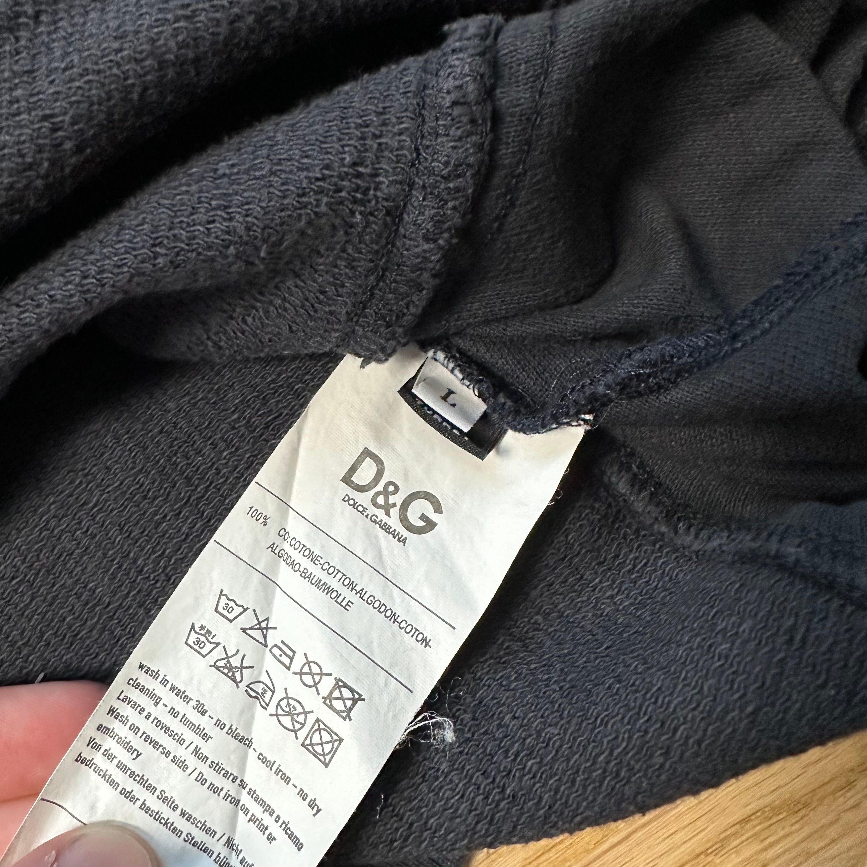 Sweatshirt Zip Dolce & Gabbana Black vintage